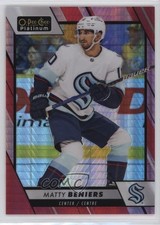 2023-24 O-Pee-Chee Platinum Red Prism 127/199 Matty Beniers #200 1j6p