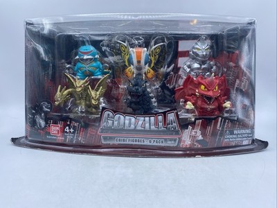Bandai Godzilla 65th Anniversary CHIBI Figures - Pack of 6