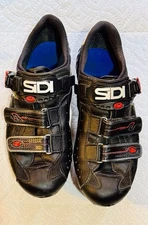 Sidi Genius S Pro Carbon Road Cycling Shoes Mega 43.5 EU 9.2 US Time Cleats