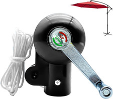 Heavy-duty Patio Umbrella Replacement Parts With Crank Handle For Outdoor Use