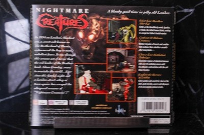 NO GAME- NIGHTMARE CREATURES COVER ART FOR CASE ONLY! PLAYSTATION ONE