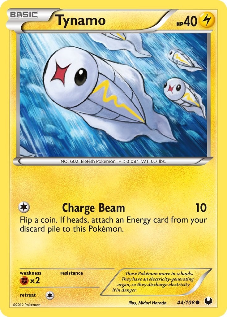Tynamo (44) (44/108) Common NM DEX Dark Explorers Pokemon TCG