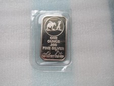 1 oz Silvertowne Prospector .999 Silver Bar In Original Packaging 89.93 per troy oz