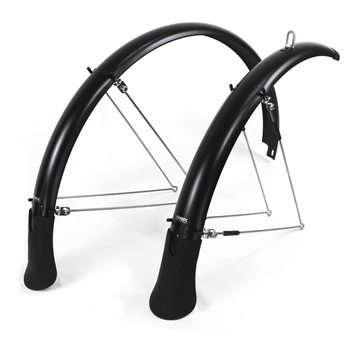 KranX FendR Pre-Assembled Full Length Mudguard in Black 55mm [Bla CYCLING AC NEU