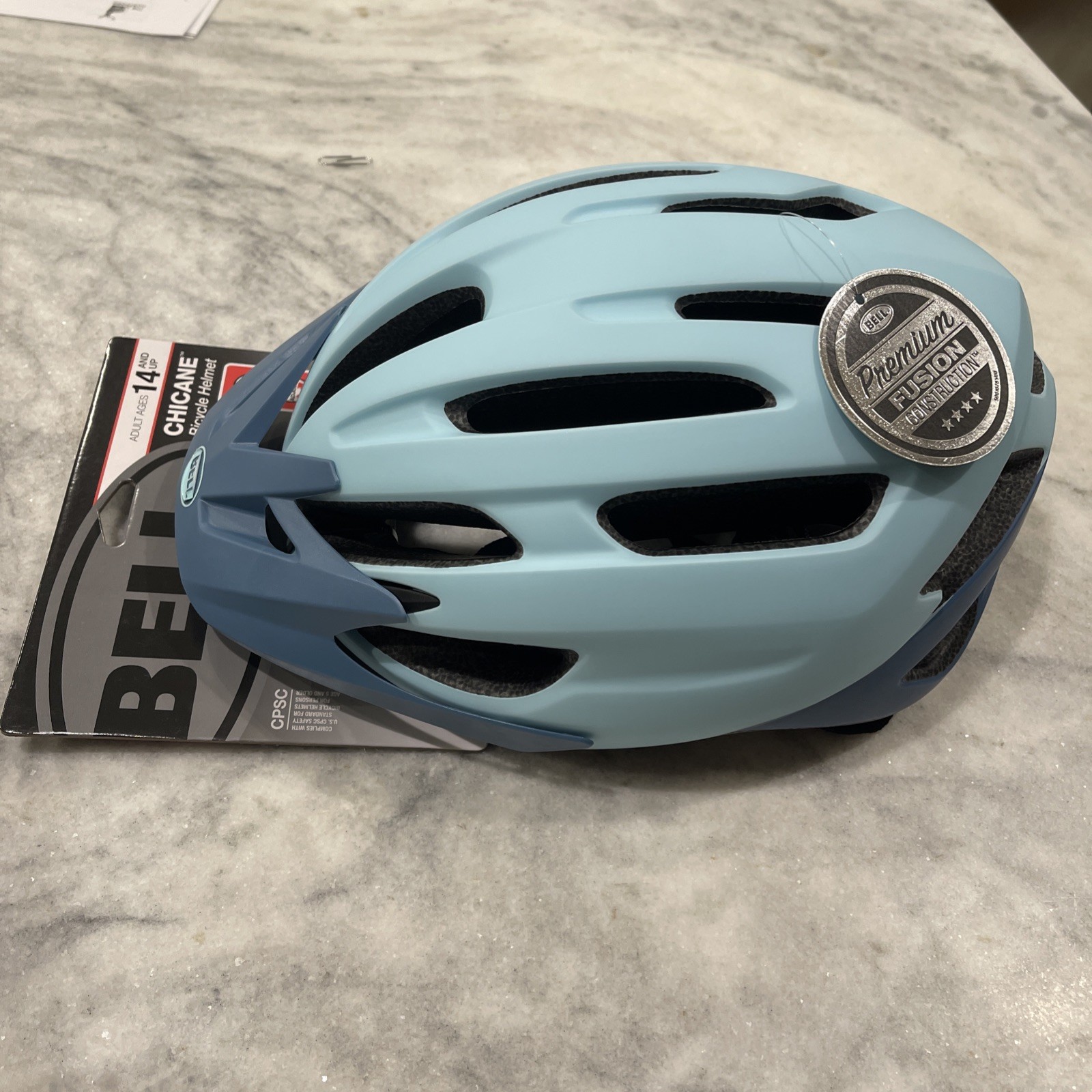Bell Chicane Adult Bike Helmet Blue Matte Size 54-61cm