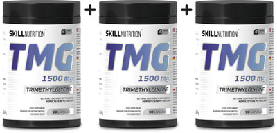 3 x Skill Nutrition TMG Trimethylglycine, 1500mg - 90 vegan (149,94 EUR/kg)