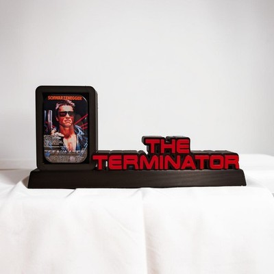 The Terminator 3D Aufsteller mit Magnet Kult Film Retro NEU Schwarzenegger