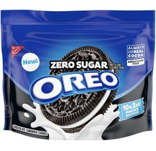 2 Bags NEW Nabisco Oreo ZERO SUGAR Sandwich Cookies