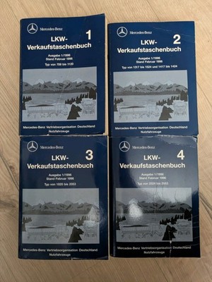 LKW Verkaufshandbuch 1996 Mercedes Benz Truck Prospekt Brochure Catalog