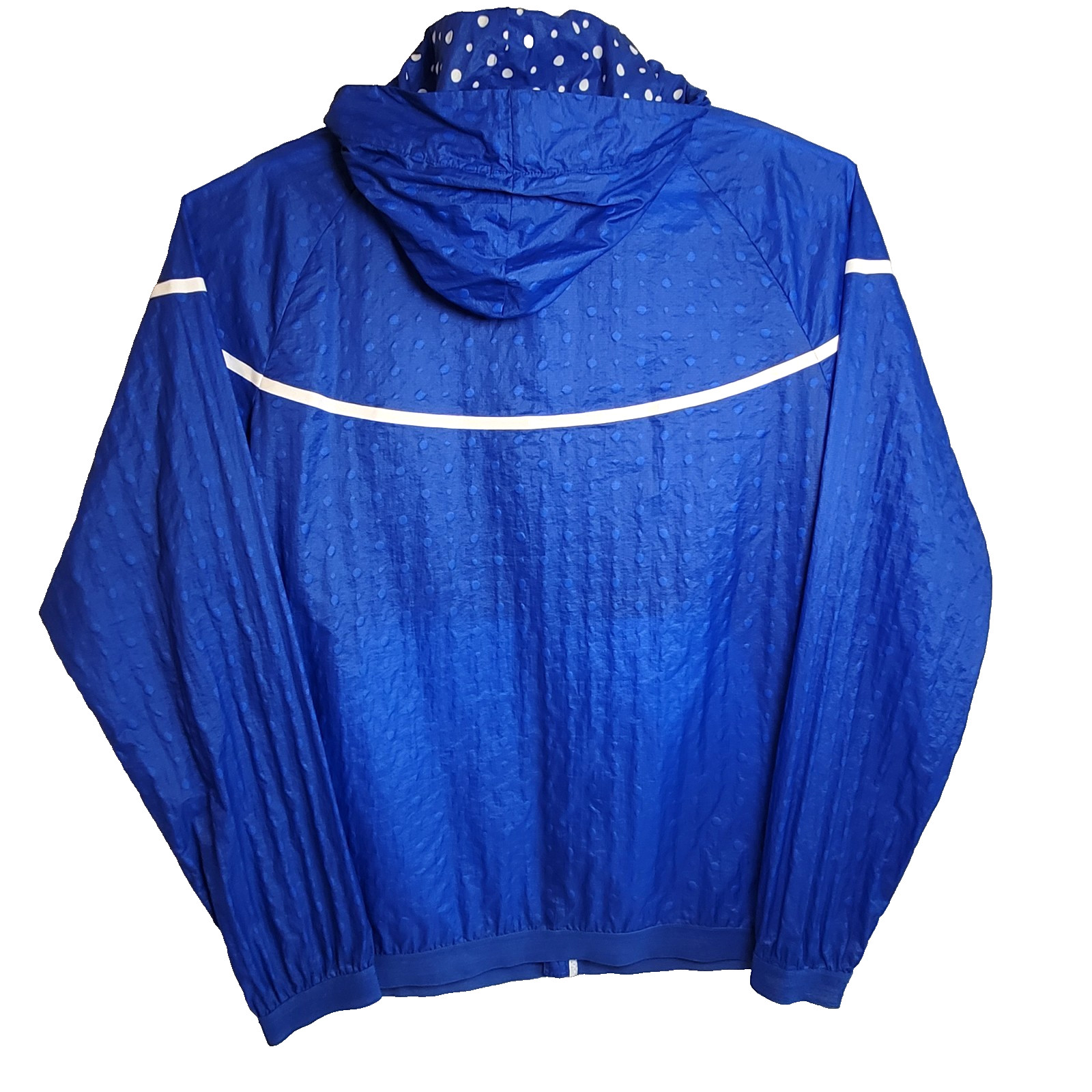 Rare Nike Tech Hyperfuse Windrunner Large Blue Wh… - image 10