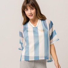 New ADIDAS Originals Argentina Women’s Layer Tee Shirt M CY0682 Messi Jersey