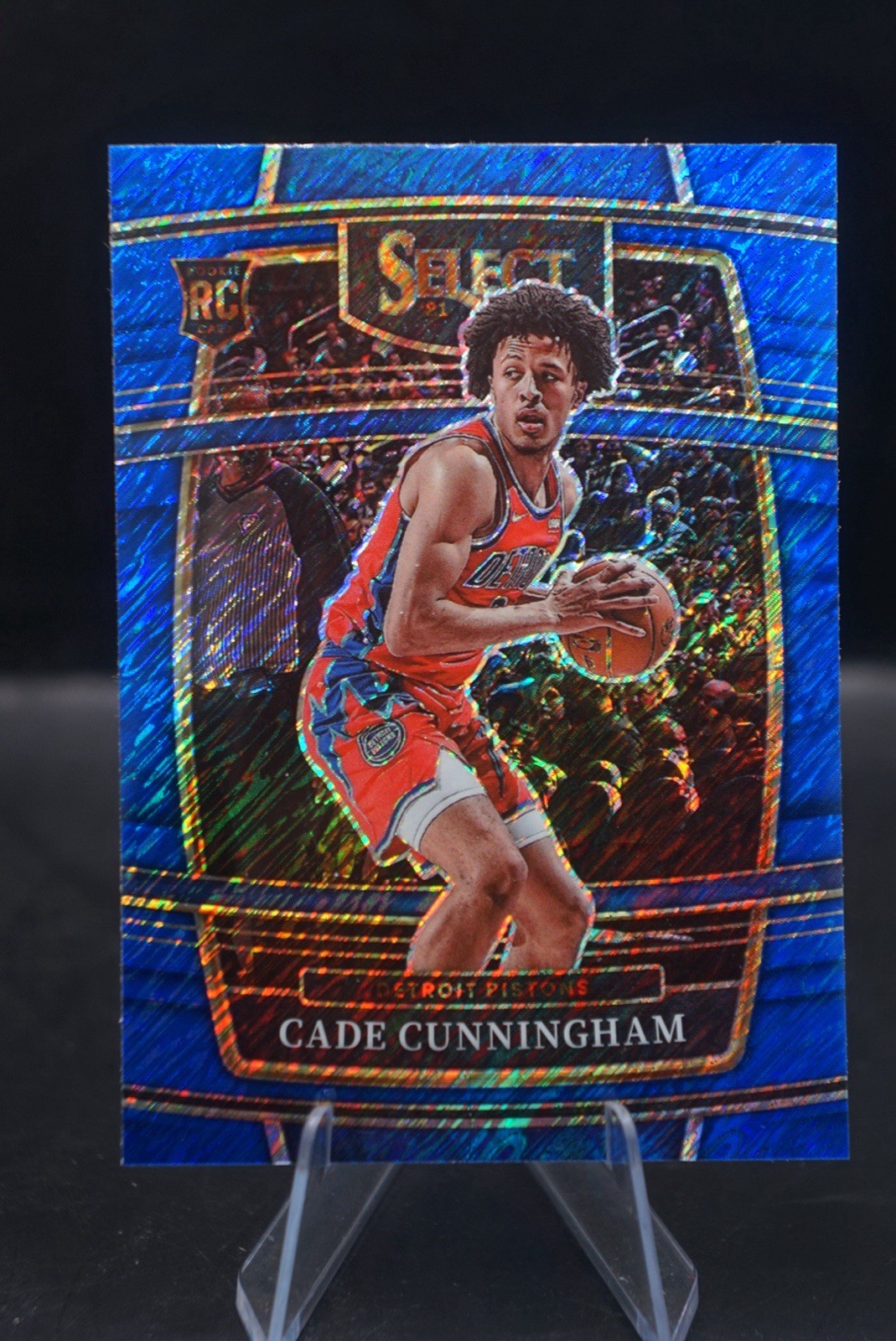 2021-22 Panini Select - Cade Cunningham #11 Concourse Blue Shimmer (RC)