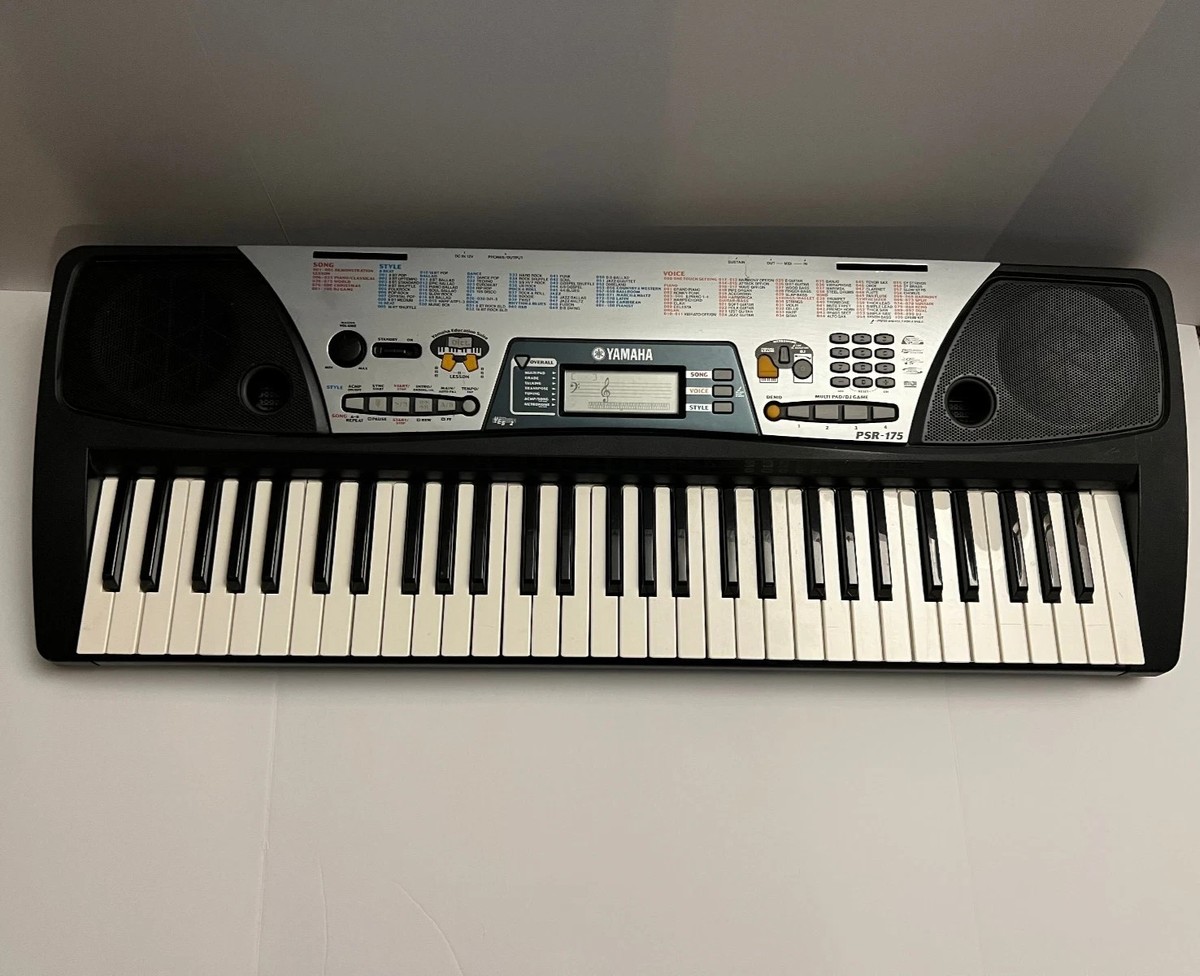 YAMAHA PSR-175 PORTATONE Electronic Keyboard 61-Key 100 Voices