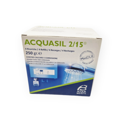 ACQUASIL 2/15 4 RECHARGE 250 GR POMPE DE DOSAGE LIQUIDE ANTI-CHELLE  MiniDUE ACQ | eBay
