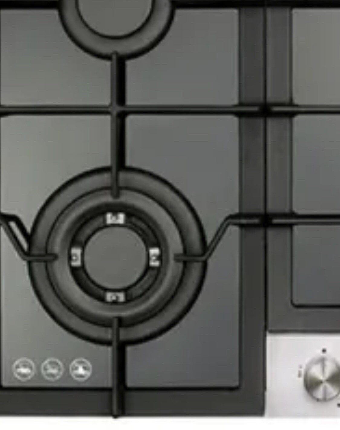 TECHNIKA 600mm Black Glass Gas Cooktop NG & LPG BRAND NEW 2 Years