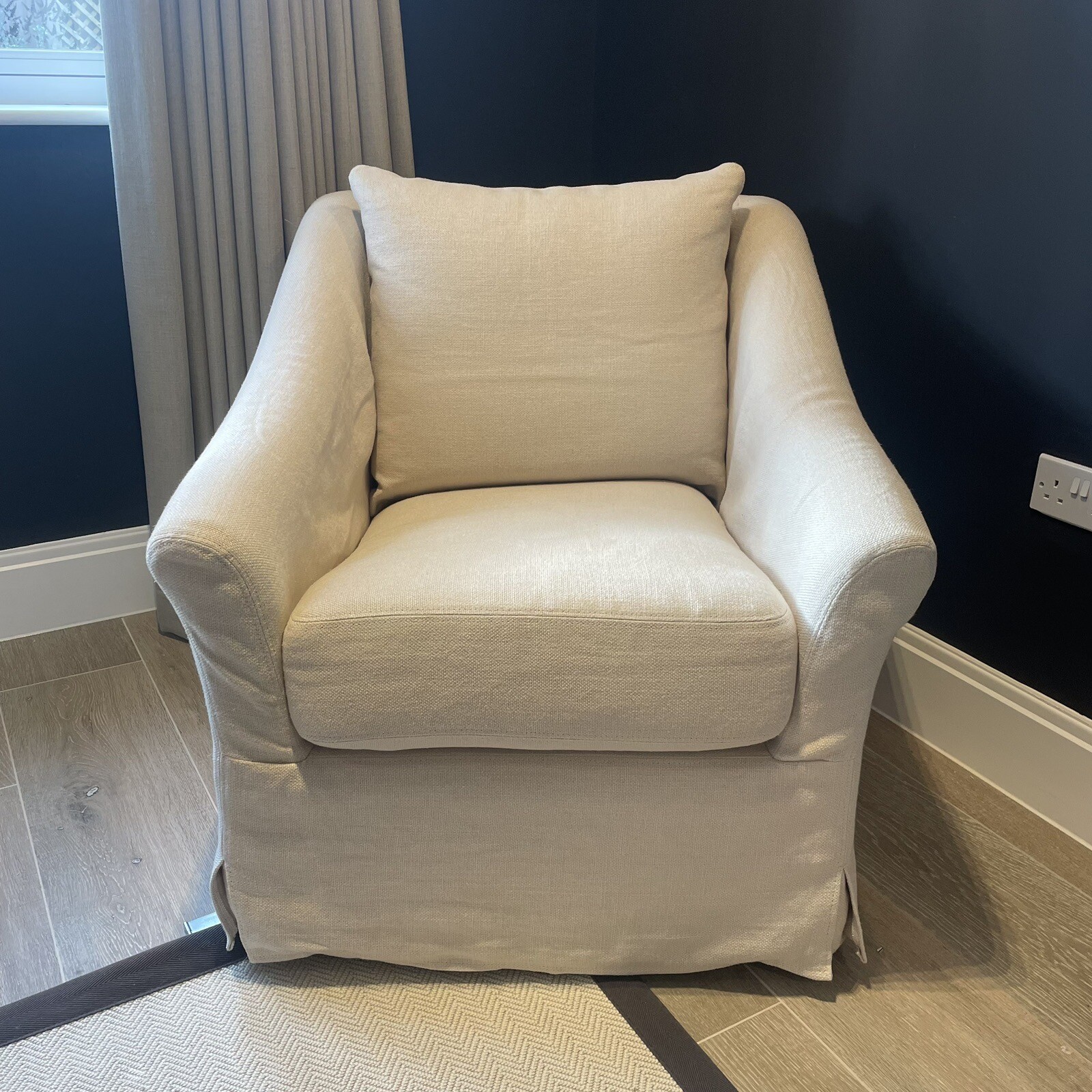 Neptune Long Island Armchair Hugo Pale Oat EXCELLENT Condition RRP £