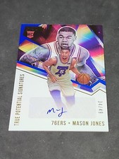 Mason Jones 2020-21 Recon True Potential Signatures Rookie Autograph Serial #/49