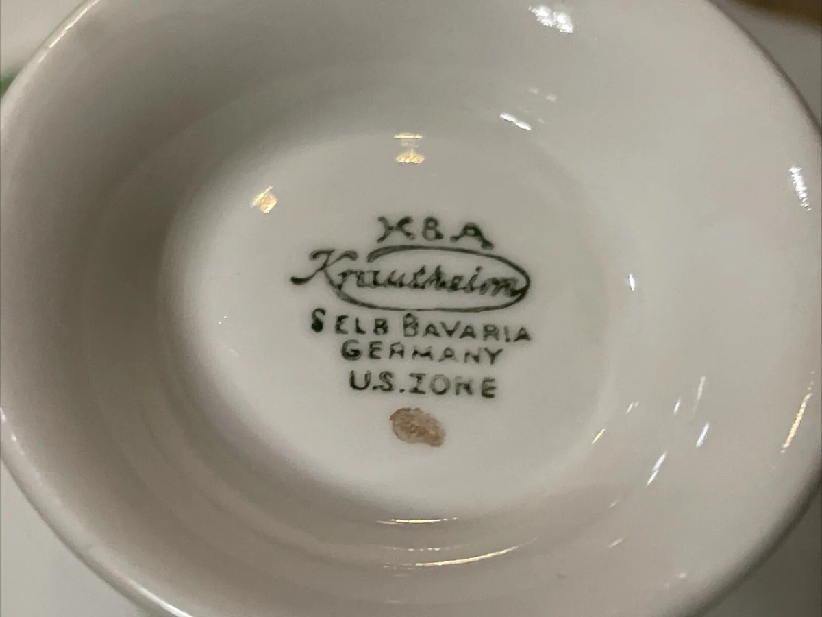 K&A Krautheim Selb Bavaria 6 Cups & Saucers 14pc Set US ZONE | eBay
