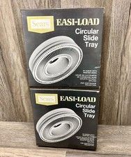 Sealed Slide Tray Carousel Holder 100 For 2"x2" Sears Easi-Load Circular Lot 2