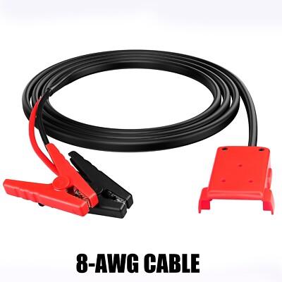 8-AWG Heavy Duty Jump Start for Dead Car   For M18 Milwaukee Battery Powered