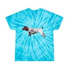 German Shorthair Pointer 'On Point' Unisex - Tie-Dye Tee, Cyclone