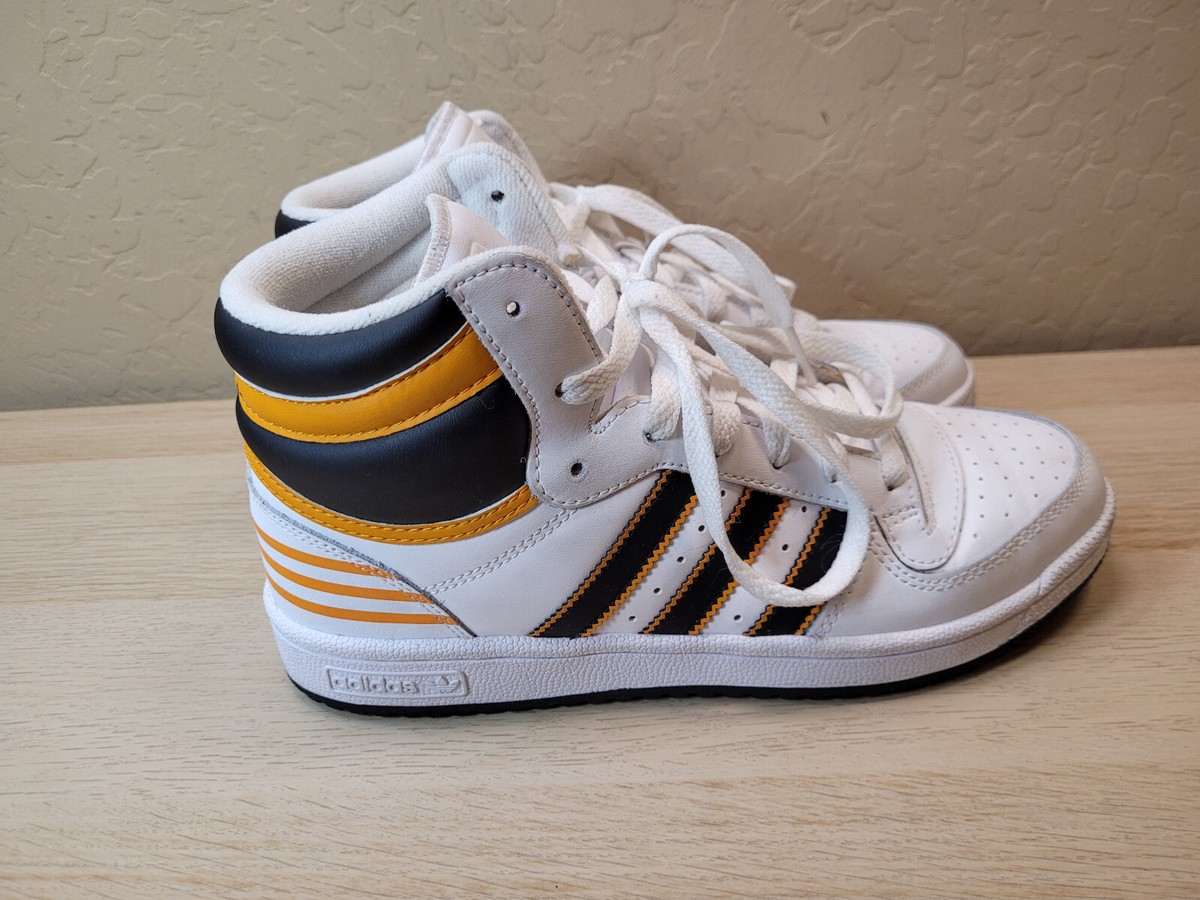Adidas Top Ten RB Womens Casual Training Sneakers White Orange Black EUC |  eBay