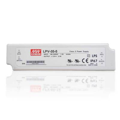 LPV-35-5 | Mean Well LPV Series 35W 5V CV Mode Power Supply