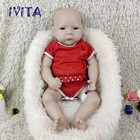 18'' Unpainted Full Silicone Reborn Baby Girl Soft Silicone Newborn Blank Doll — photo 2
