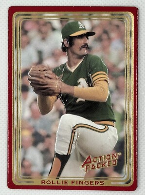 1993 Action Packed All-Star Gallery Series II #130 ROLLIE FINGERS Oakland A's