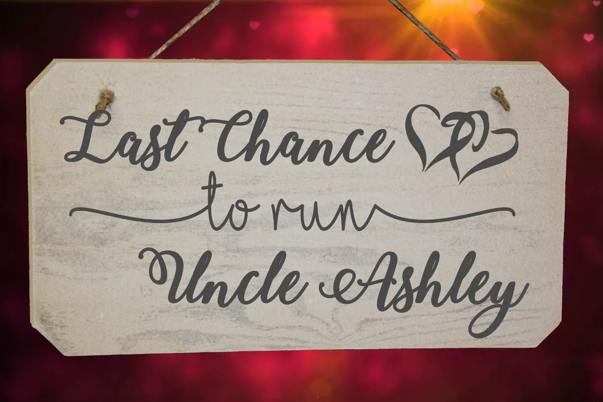 Wedding plaques for store page boy