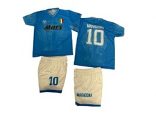 t-shirt maglietta  e pantaloncini MARS fan di  maradona  maglia napoli mars