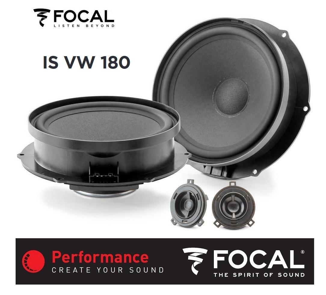 Focal IS VW 180 Speaker Combo System Compatible with VW Tiguan 2