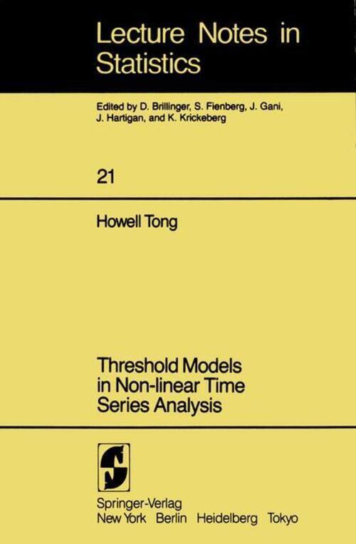 Thumbnail - H. Tong | Threshold Models In Non-linear Time Series Analysis |