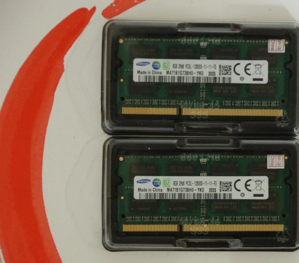SAMSUNG 16GB DDR3L 1600 PC3-12800 Laptop SODIMM 204-Pin Memory RAM DDR3L 2x 8GB - Bild 2 von 3