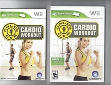 Nintendo Wii Gold's Gym Cardio Workout video Game Complete (disc Case and Manual
