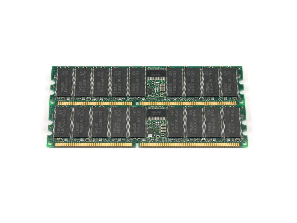 Samsung - M312L6420ETS-CB0Q0 - 512MB DDR-266/PC-2100 Registered ECC DIMM x 2 - Image 2 of 2