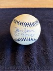 Shane Spencer GS 9/27/98 Signed OAL Joe DiMaggio Commemorative Baseball JSA COA — photo 3
