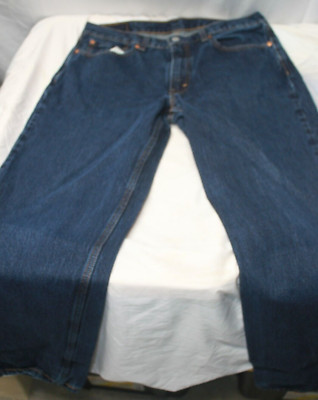 Levi's Jeans 36x34 Blue 550 Straight Relaxed Medium Wash Tapered Tag 38x36