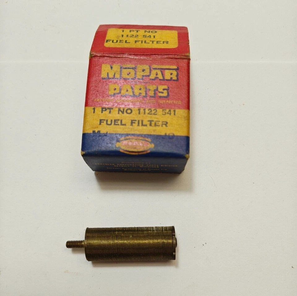 Elemento de filtro de combustível 40-48 DeSoto Chrysler Dodge Plymouth New Yorker 1121541 novo na caixa. - Imagem 4 de 4