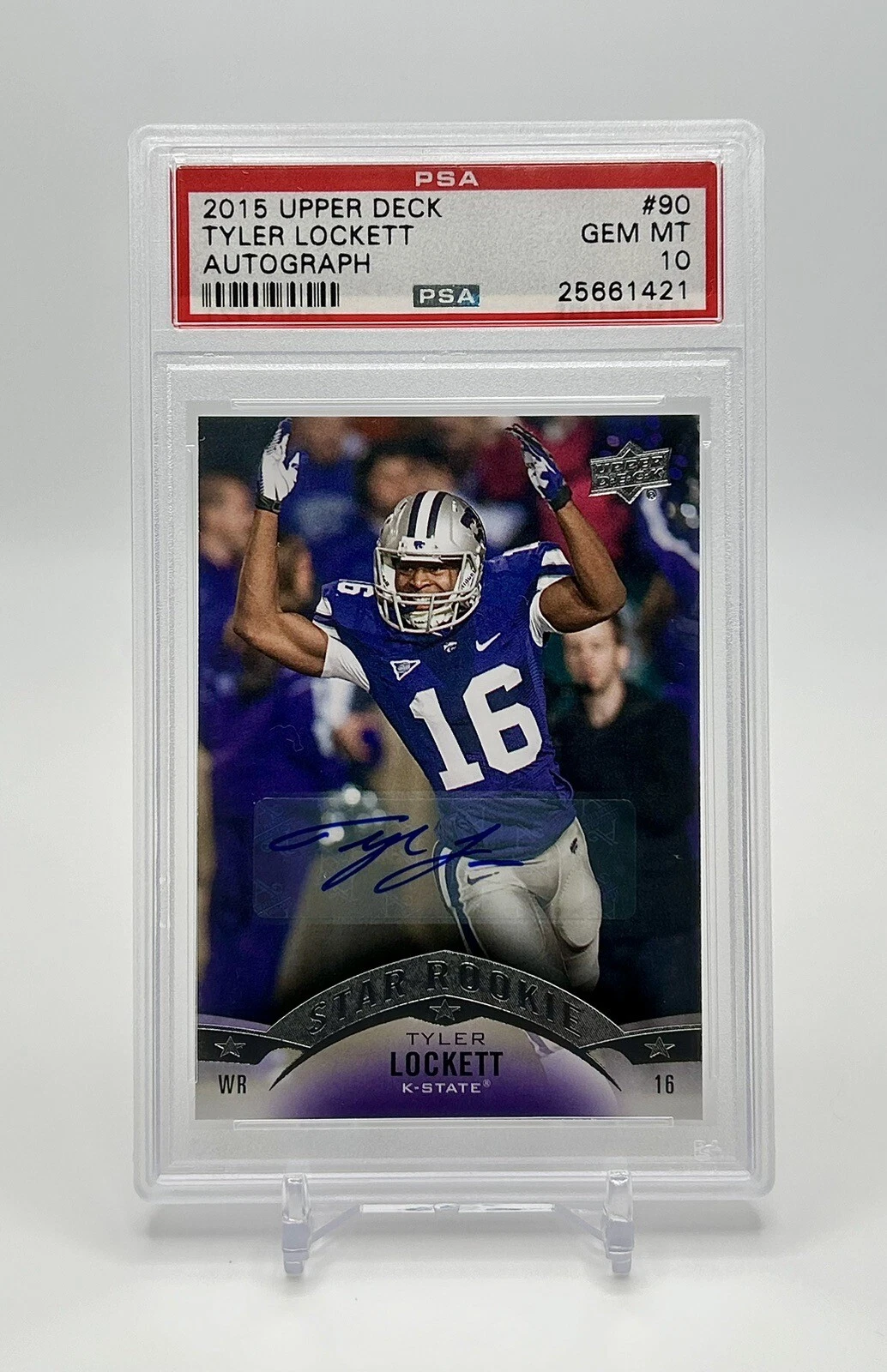 Tyler Lockett Upper Deck #90 Autograph