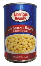 Garbanzo Beans American Beauty Chickpeas 15oz (24 PACK) Exp 12/15/25 Fast Shipin