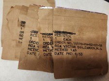 6 Vintage RCA Victor Resistor Fixed, Method 1A8,