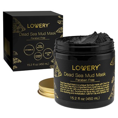 Home Spa Gift Dead Sea Mud Mask, Pore Reducer Face Mask, Natural Face & Skin