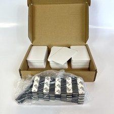 48 3M Magnetic Name Tags Blank DIY Name Tag Badge Holders with Magnetic Back