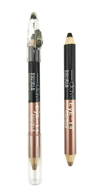Crayon Duo Kajal Eyeliner Avon Color Trend - Double Mine, Longue Tenue, 2,8 G Neuf