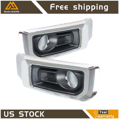 Faro antiniebla bisel cromado lado izquierdo y derecho para Toyota 4Runner Limited 2014-2021 - Imagen 3 de 9