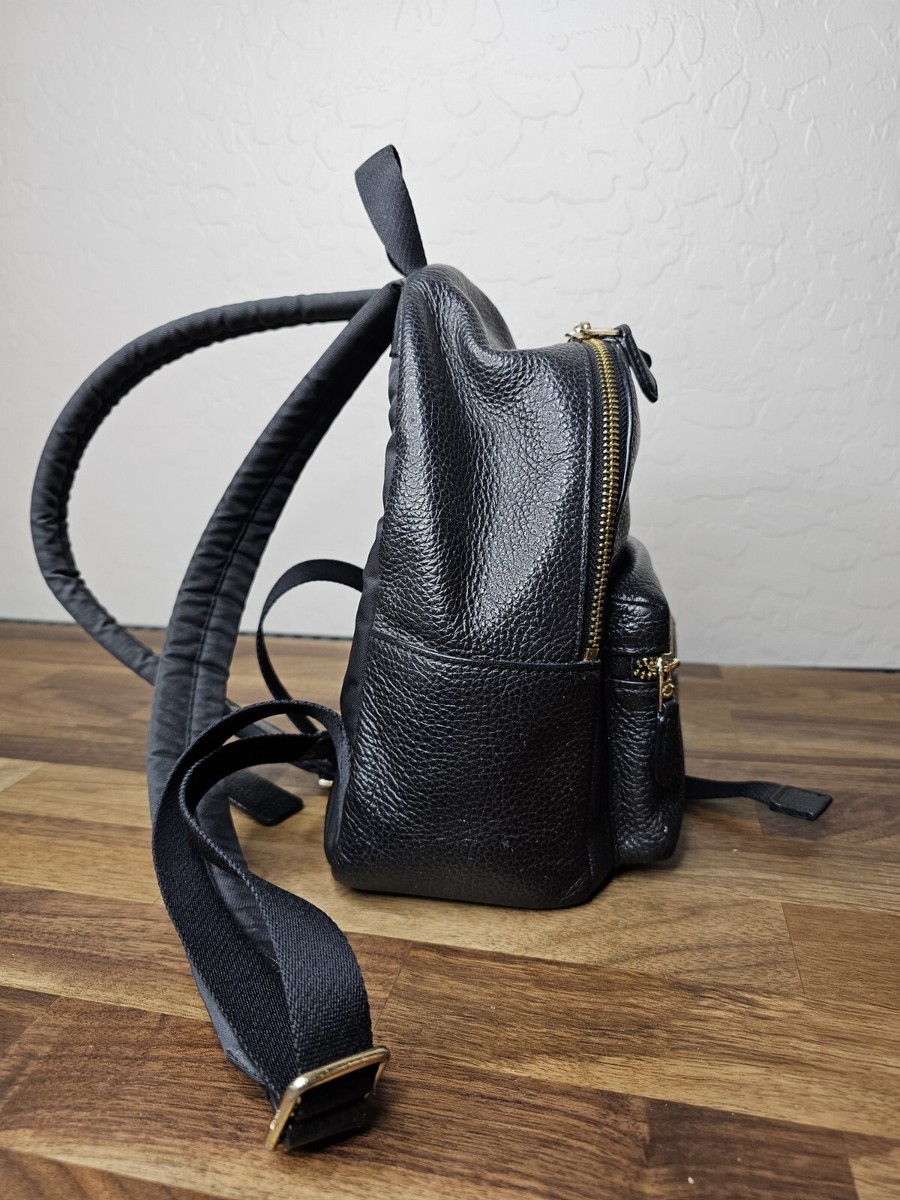 COACH✨️美品 ミニリュック ネイビー F28995 ロゴ レザー COACH コーチ F28995 レザー ミニリュック バックパック