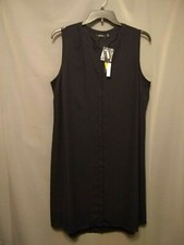 Women's APT 9 Black Sleeveless Flare Shirt Dress sz 20W WA71Y203PS n049