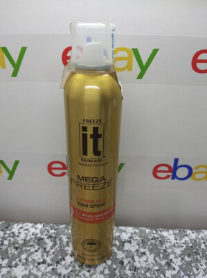 Freeze IT...Mega Freeze Hair Spray, Extreme Hold 10 oz .