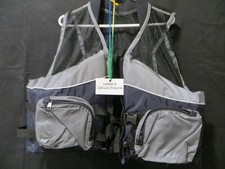 Boating/Fishing Vest Type III PFD Adult-XL Sports Dimension flotation aide Grey